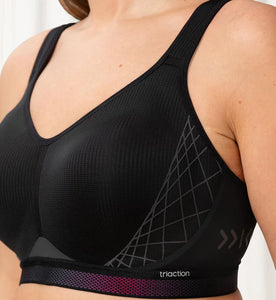 Triaction Cardio Cloud Wirefree Sports Bra / Black