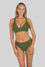 Load image into Gallery viewer, Ibiza High Waist Bikini Bottom Fern
