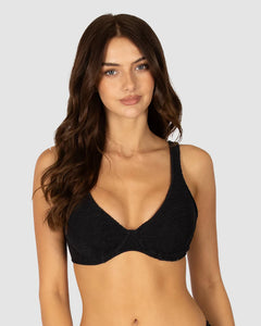 Ibiza DD-E Cup Underwire Bikini Bra Top / Scarlet