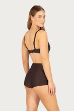Load image into Gallery viewer, Rococco F Cup Triangle Bikini Bra Top Cocoa
