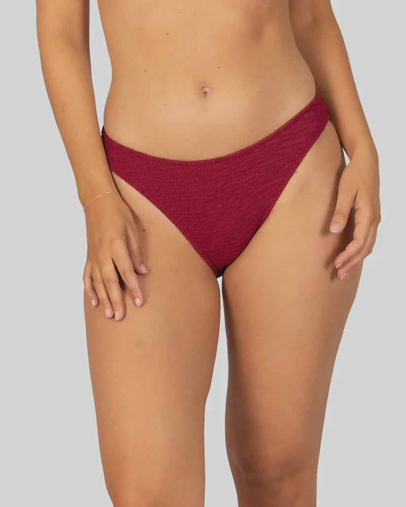 Ibiza Regular Bikini Bottom - Scarlet