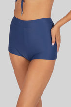 Load image into Gallery viewer, Rococco High Waist Boyleg Bikini Bottom Ink
