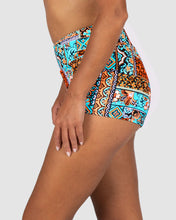 Load image into Gallery viewer, BAKU Tulum Extra Firm Beach Short Bikini Bottom Black
