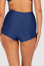 Load image into Gallery viewer, Rococco High Waist Boyleg Bikini Bottom Ink
