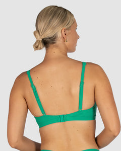 Positano D-E Cup Underwire Bikini Bra Top / Mocha