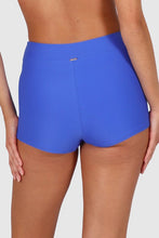 Load image into Gallery viewer, Rococco High Waist Boyleg Bikini Bottom / Electric Blue
