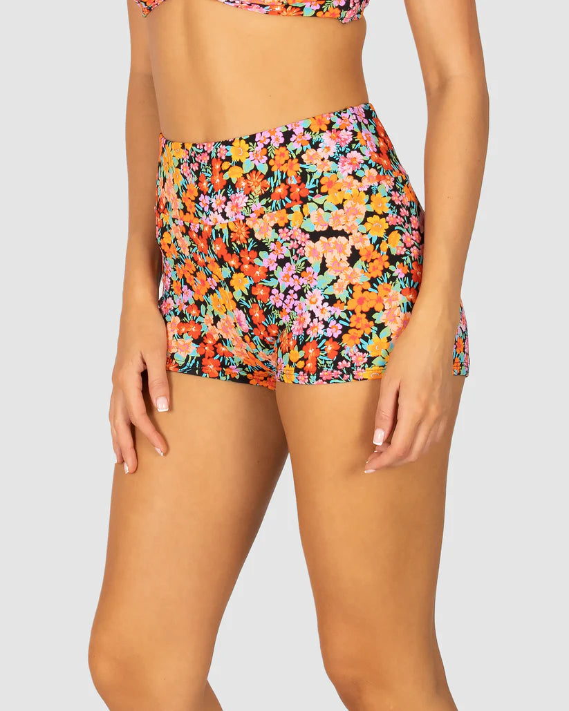 BAKU Biarritz Extra Firm Beach Short Bikini Bottom Black