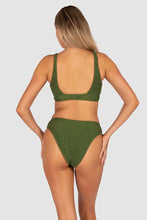 Load image into Gallery viewer, Ibiza High Waist Bikini Bottom Fern
