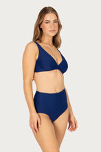 Load image into Gallery viewer, Rococco D/E Cup Underwire Bikini Bra Top INK
