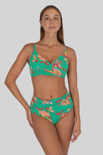 Load image into Gallery viewer, Spice Temple D/E Cup Wrap Bikini Bra Top Envy
