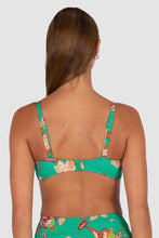 Load image into Gallery viewer, Spice Temple D/E Cup Wrap Bikini Bra Top Envy
