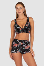 Load image into Gallery viewer, Spice Temple Extra Firm Beach Short Bikini Bottom Black
