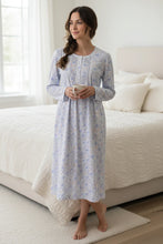 Load image into Gallery viewer, Poppy Mid Nightie - Blue
