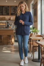 Load image into Gallery viewer, Slade Collared Cardigan - Navy
