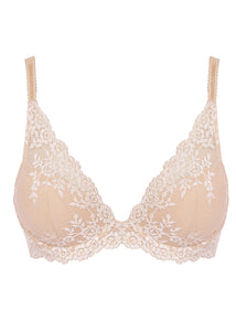 Embrace Lace / Plunge Bra/ Nude Ivory