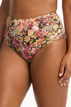 Load image into Gallery viewer, Wildflower High Waist Gathered Side Pant Pink
