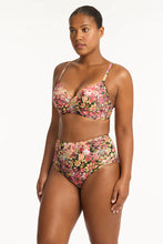 Load image into Gallery viewer, Wildflower High Waist Gathered Side Pant Pink
