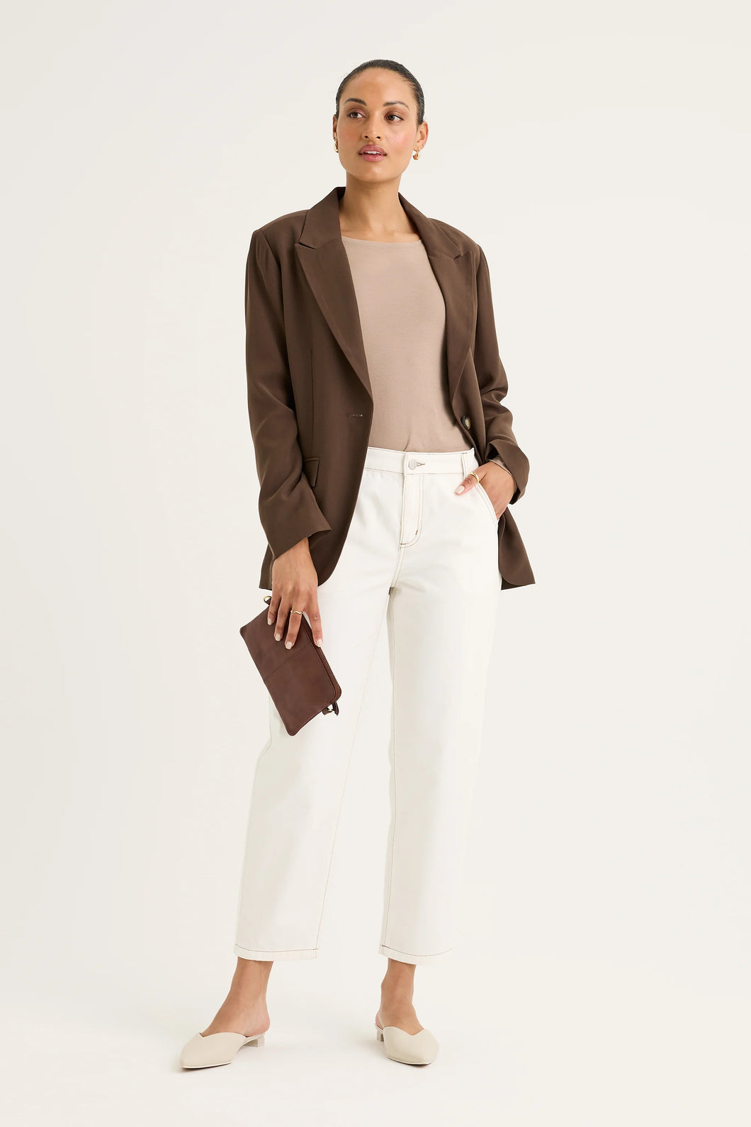 Vineyard Blazer in Cacao