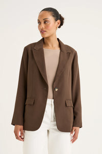 Vineyard Blazer in Cacao