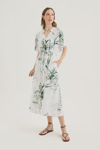Load image into Gallery viewer, Lotus Dress Green Print
