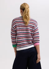 Load image into Gallery viewer, Z&amp;P Chunky Stripe Jumper Navy
