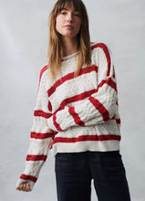 Load image into Gallery viewer, Little Lies Arty Sweater – Red Stripe
