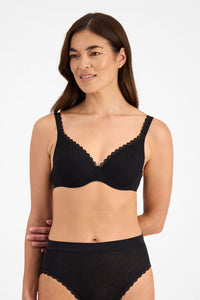 Barely There Lace Contour Bra / Black - NEW LACE