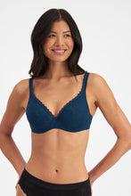 Load image into Gallery viewer, Barely There Lace Contour Bra / Navy NEW LACE
