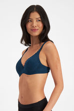 Load image into Gallery viewer, Barely There Lace Contour Bra / Navy NEW LACE
