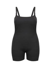 Load image into Gallery viewer, Chlorine Resistant Black Boyleg One Piece
