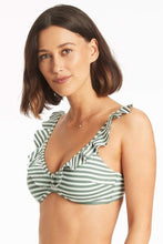 Load image into Gallery viewer, Capri Frill French Bralette - Khaki
