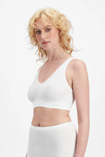 Load image into Gallery viewer, Comfy Crop Bra White
