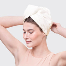 Load image into Gallery viewer, Quick Dry Hair Towel - Ivory
