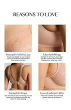 Load image into Gallery viewer, Sculptresse Dream Comfort Full Cup Underwired Bra / Cameo Rose
