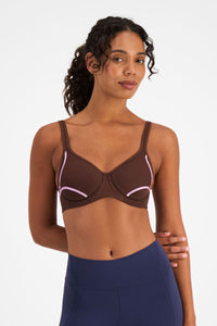 Electrify Underwire Bra 2 Pack -Purple Smoke / Deep Espresso