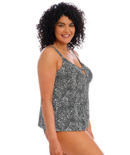 Load image into Gallery viewer, Elomi Swim Pebble Cove Non-Wired Moulded Tankini Top - Black
