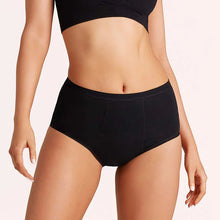 Load image into Gallery viewer, Love Luna Period Full Brief - Black
