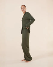 Load image into Gallery viewer, Tessa Bamboo Long PJ set Forest Green
