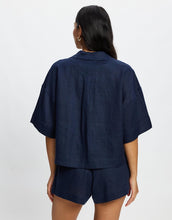 Load image into Gallery viewer, Bay Linen Shirt - Navy
