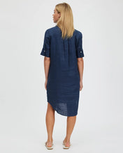 Load image into Gallery viewer, Hettie Shirt Dress / French Navy
