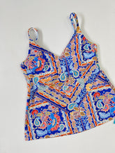 Load image into Gallery viewer, Gypsy D-E Tankini Top - Galactic Blue
