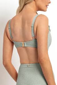 Gidget E/F Frill Minimiser Bikini Bra - Sage