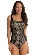 Load image into Gallery viewer, Monaco Ruched Square Neck One Piece
