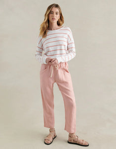 LL Luxe Linen Pants - Peach