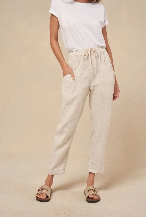 LL Luxe Linen Pant / Natural