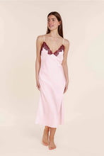 Load image into Gallery viewer, Magnolia Silky Satin Long Gown Pink
