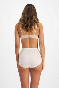 No Ride Up Lace Full Brief / Cream