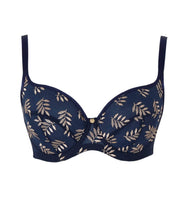 Load image into Gallery viewer, Tango Underwired Balconnet Bra - Navy/Champagne
