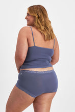 Load image into Gallery viewer, Parisienne Cotton Full Brief / Powell Blue
