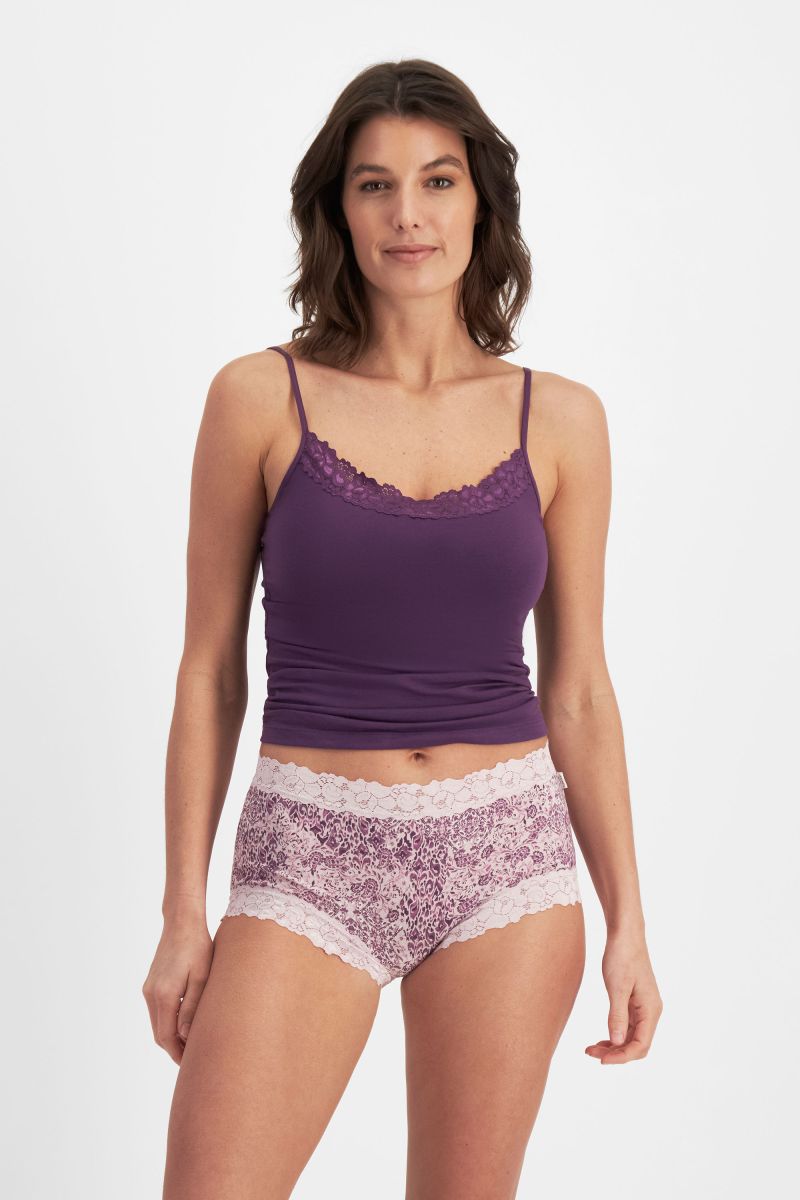Parisienne® Cotton Full Brief /Petal Pastiche